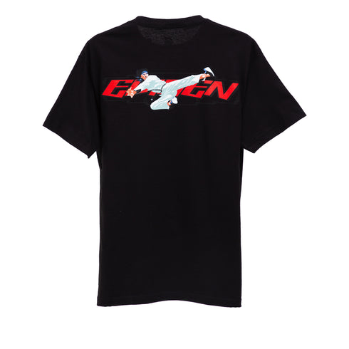 Evisen Wax On Kid T-Shirt Black 173718776 Degli Uberti